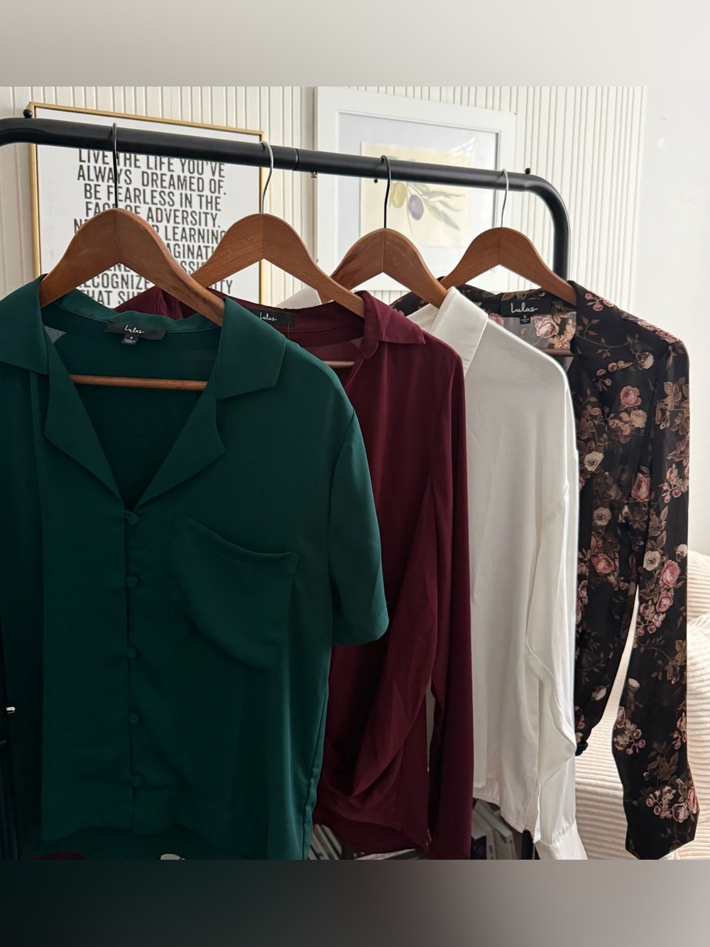 Lulu's Workwear Blouse Tops Bundle